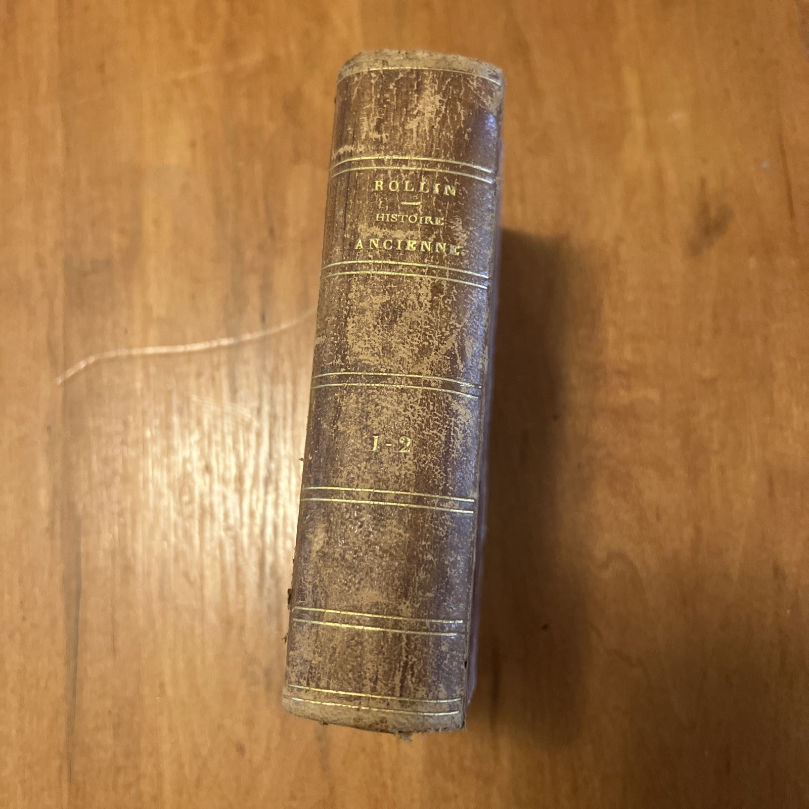 Oeuvres Completes De Rollin Tome 1 Leather Bound 1829 Printing
