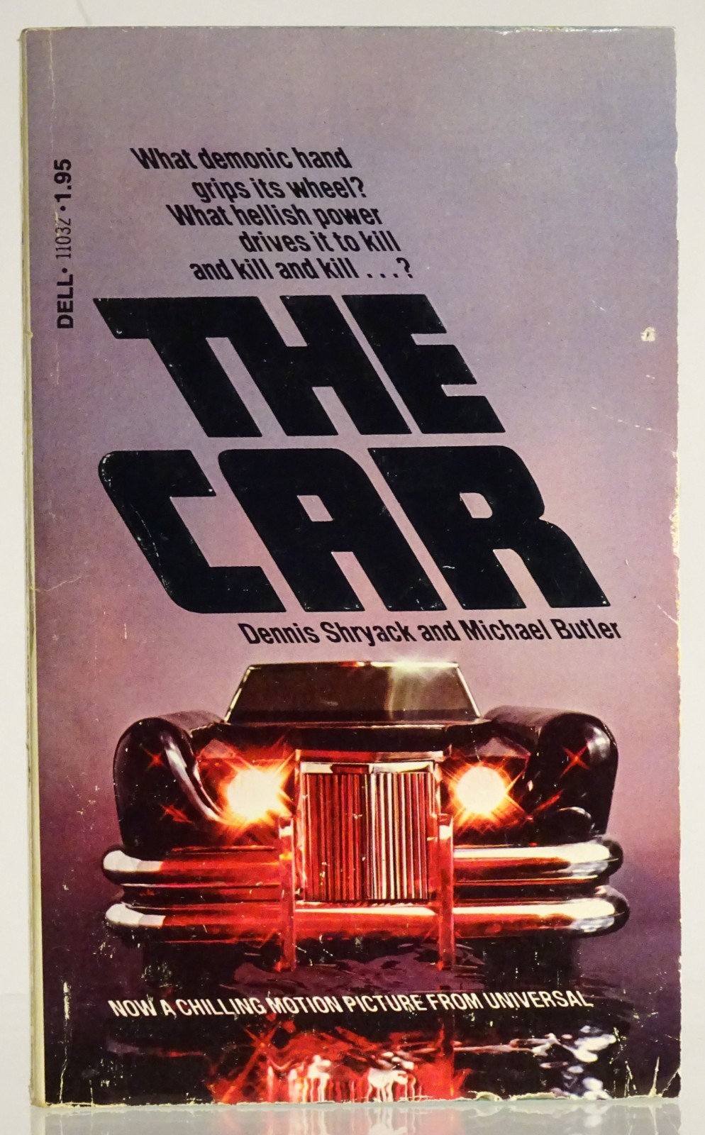 PB 1977 THE CAR-Dennis Shryack & Michael Butler-Horror MOVIE TIE-IN Paperback