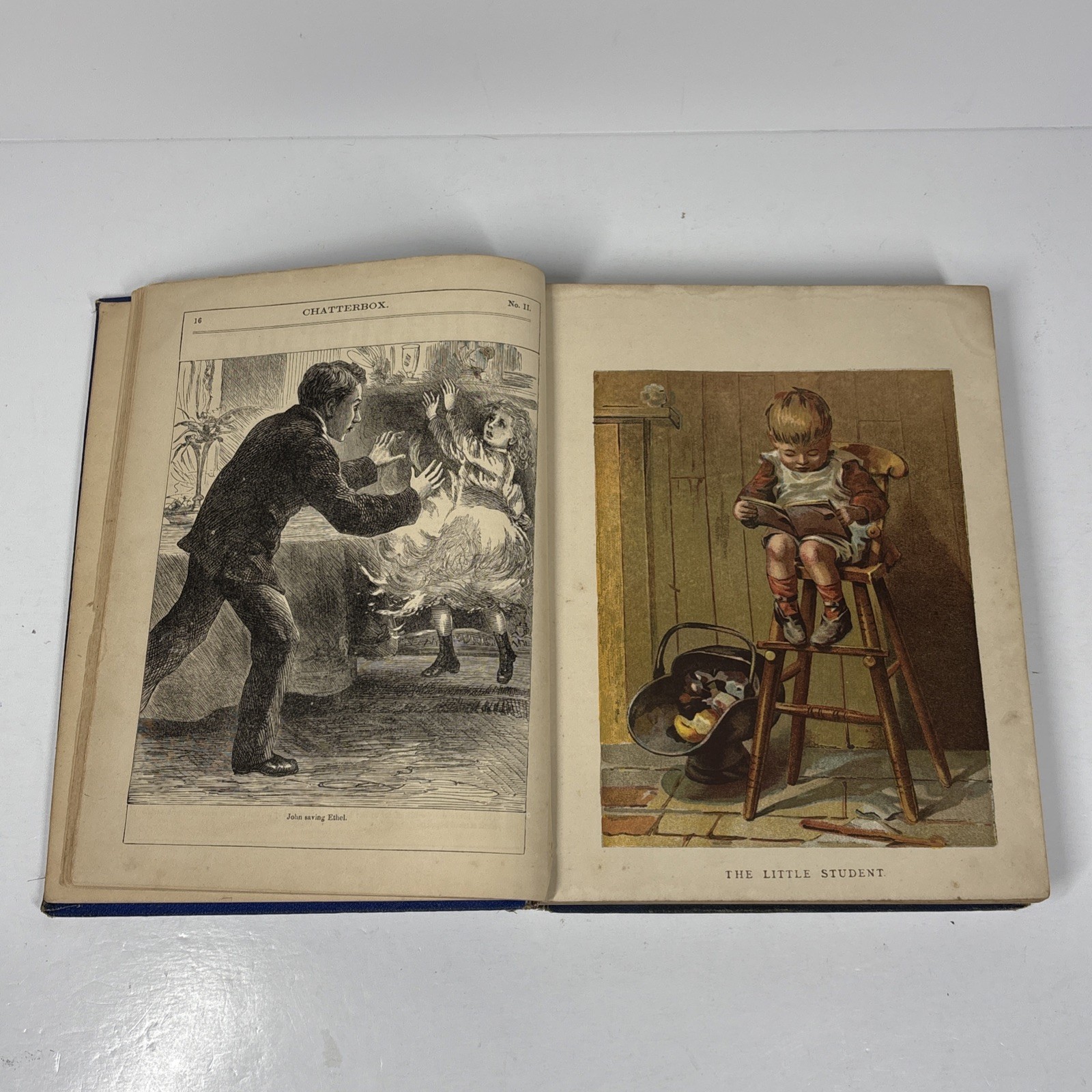 1882 CHATTERBOX VICTORIAN ILLUSTRATED CHILDREN’S BOOK ESTES & LAURIAT HC