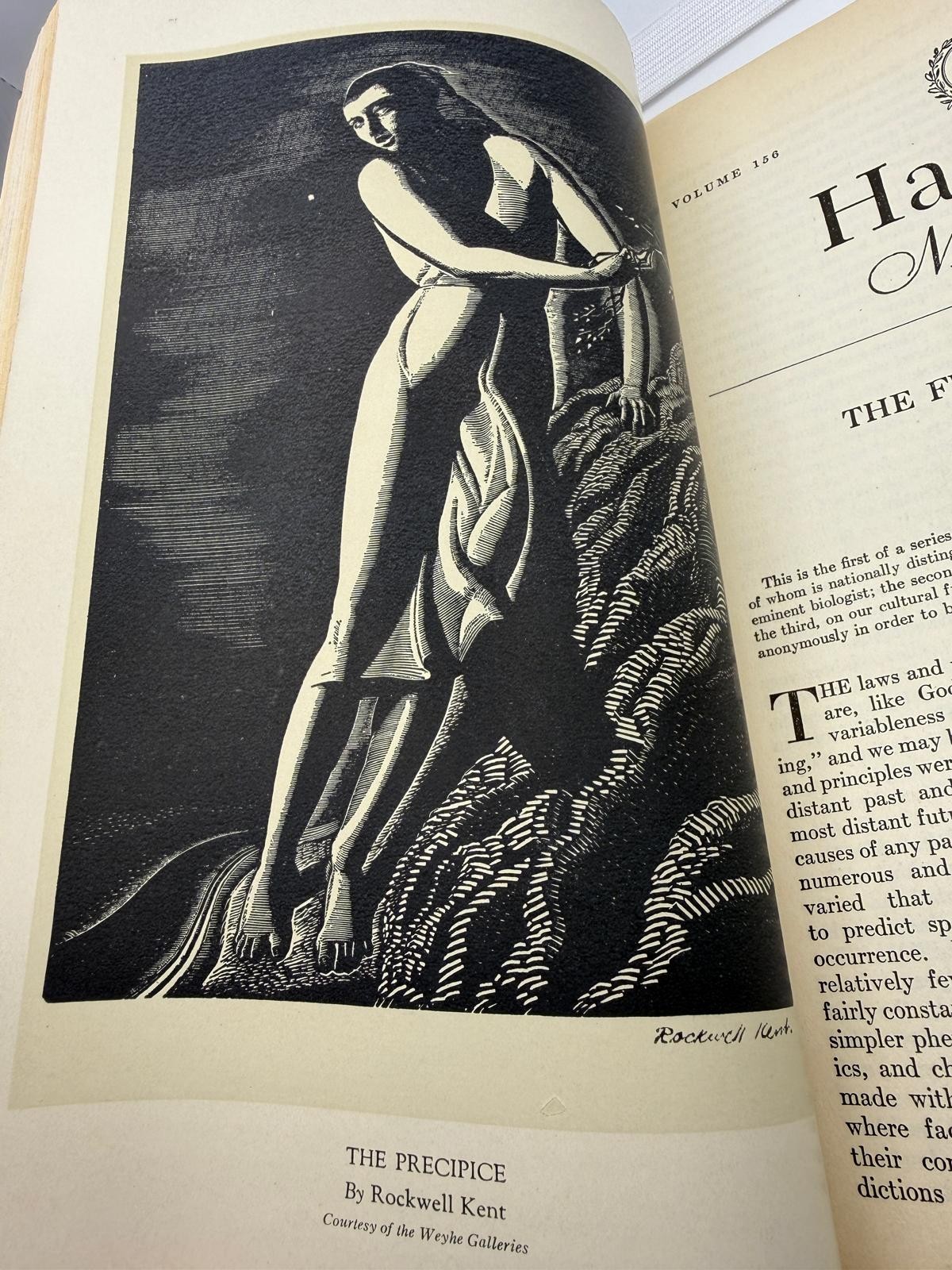 Harper’s Magazine April 1928 Rockwell Kent Camel Tiffany Ads Bailey Banks Biddle