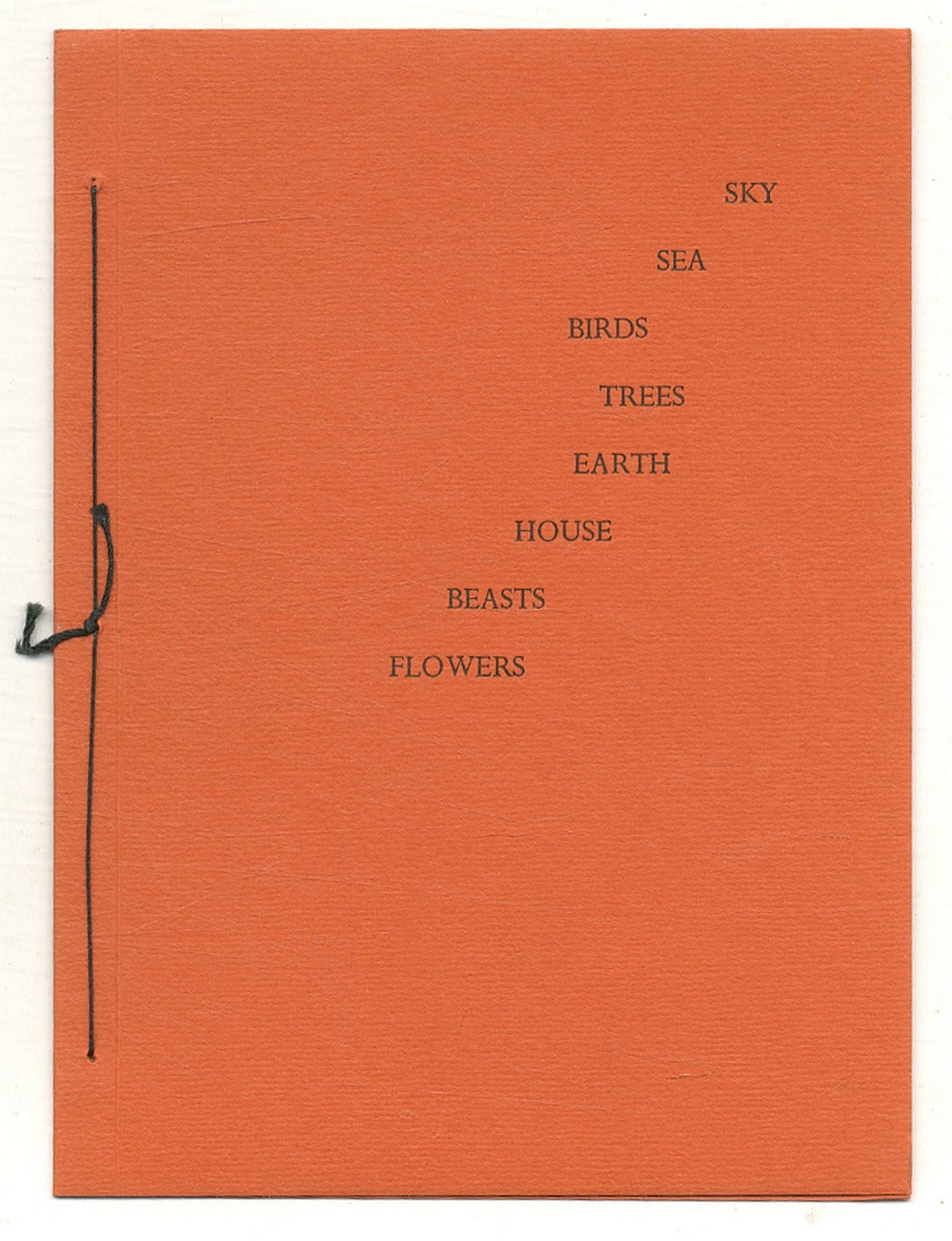 Kenneth REXROTH / Prospectus Sky Sea Birds Trees Earth House Beasts Flowers 1st