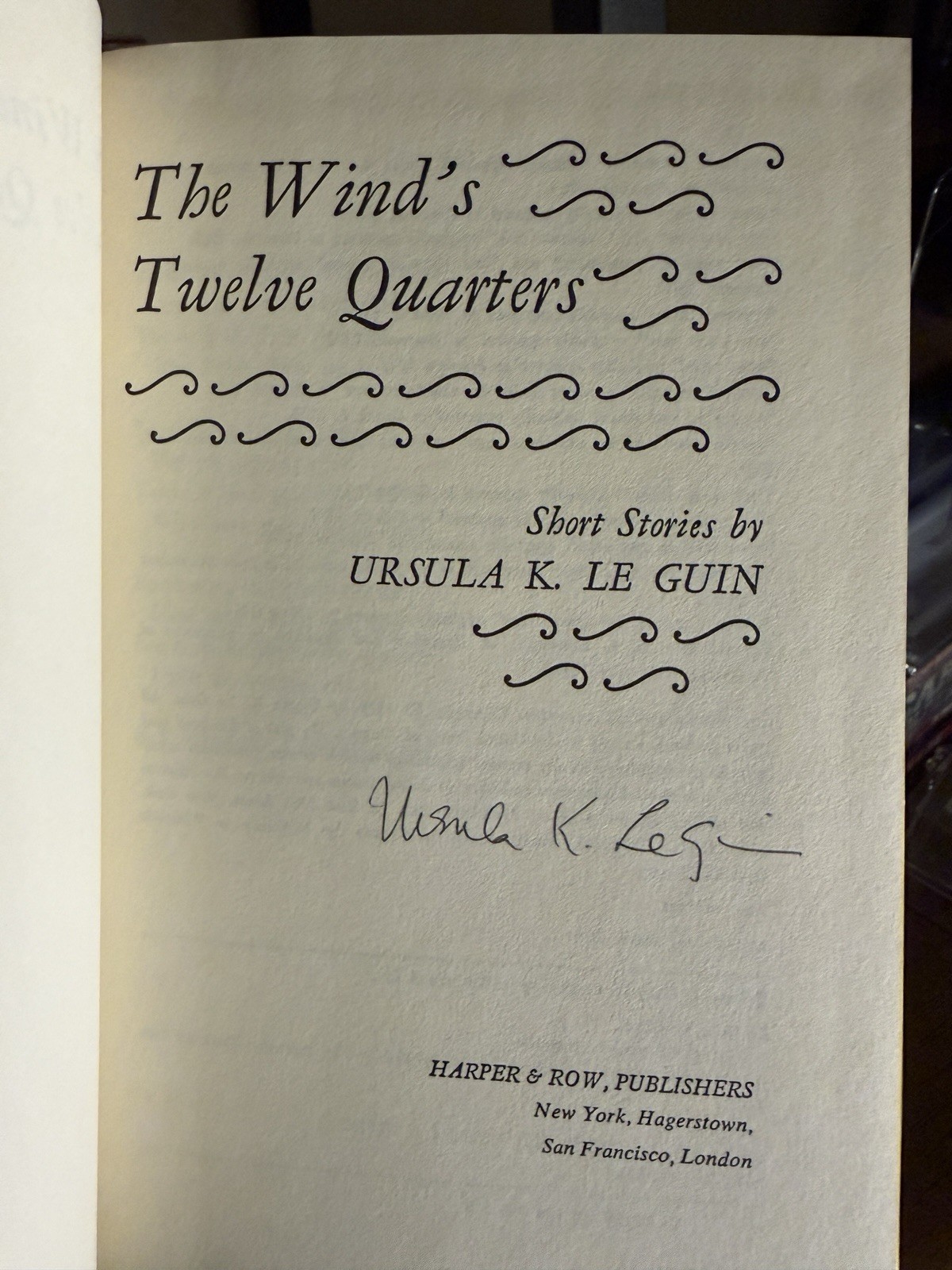 Ursula K. Le Guin 6 Book Lot, First Editions, 4 SIGNED (Dispossessed, Compass)