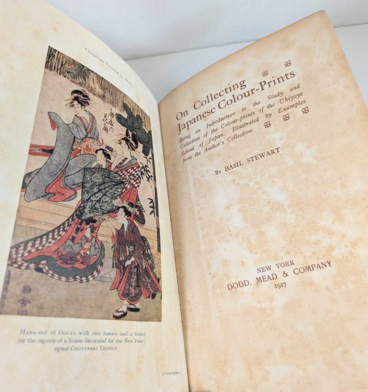 On Collecting Japanese Colour-Prints – Basil Stewart~ Ukiyo-e ~ 1917 1s tEd HC)