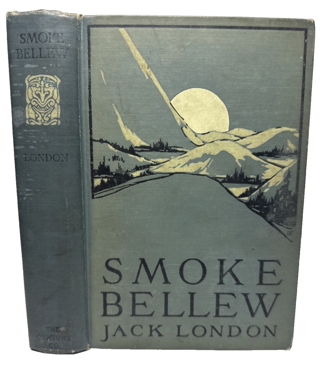 Smoke Bellew Jack London 1912 FIRST EDITION Century Monahan Illus Antique Book