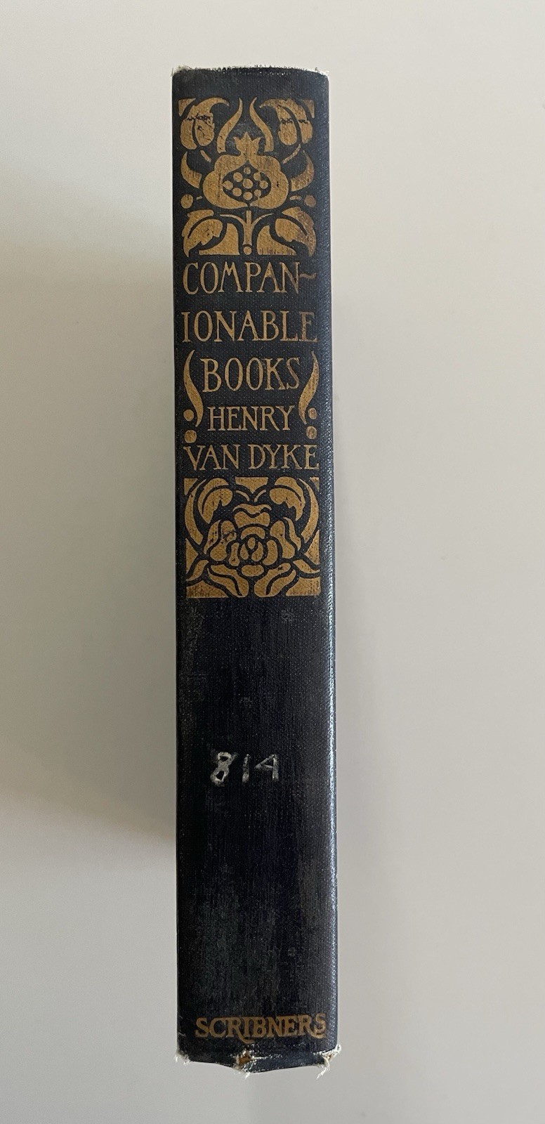 Companionable Books. Henry Van Dyke 1923 illus. HC Cover by Margaret Armstrong