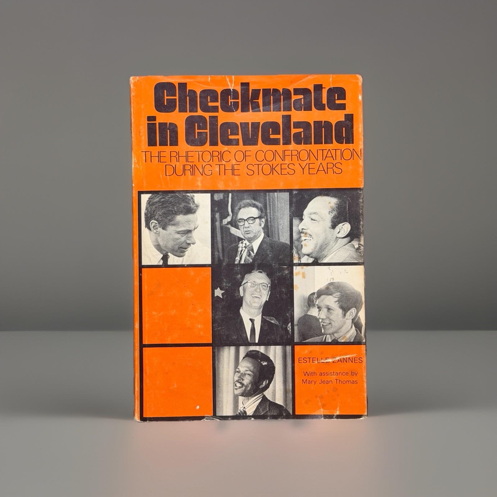 Checkmate in Cleveland Stokes Years 1972 Case Western 1st Edition DJ