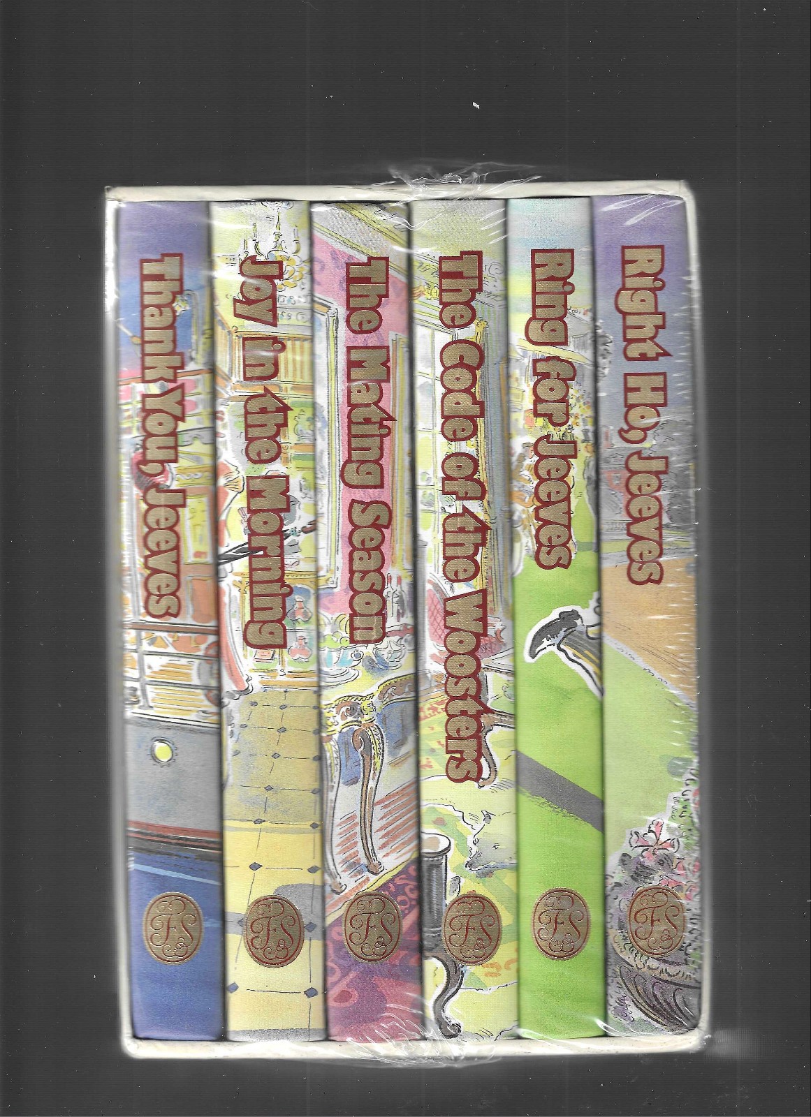 NEW Folio Society Jeeves and Wooster by P. G. Wodehouse 6-Volume Sealed Set