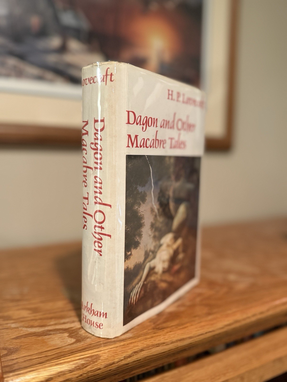 DAGON AND OTHER MACABRE TALES H. P. Lovecraft HCDJ Horror Cthulhu Arkham VG+