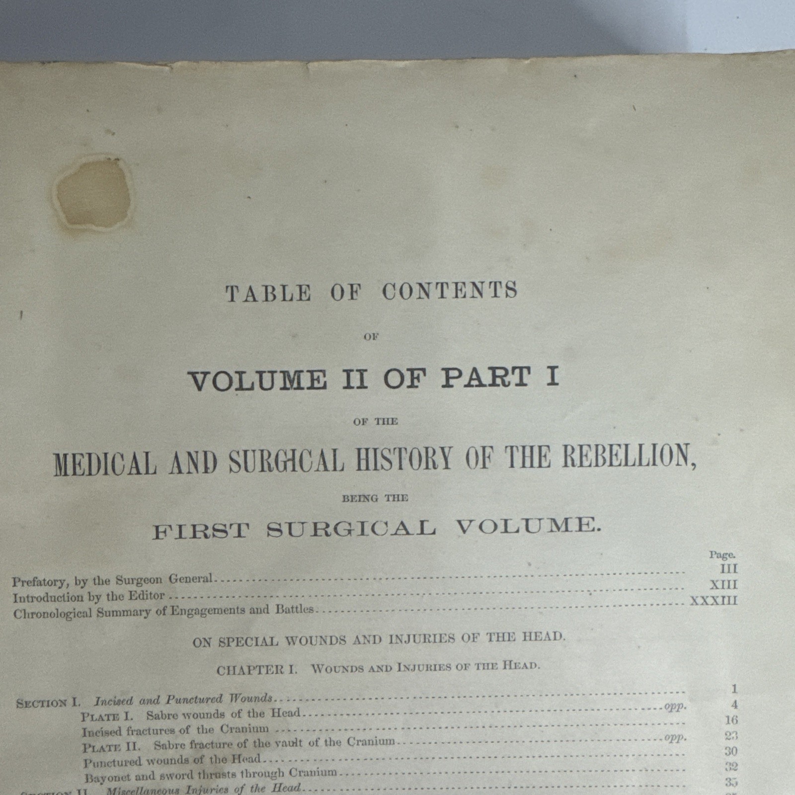 1861-65 Surgeon General Report “THE MEDICAL & SURGICAL HISTORY OF THE REBELLION”