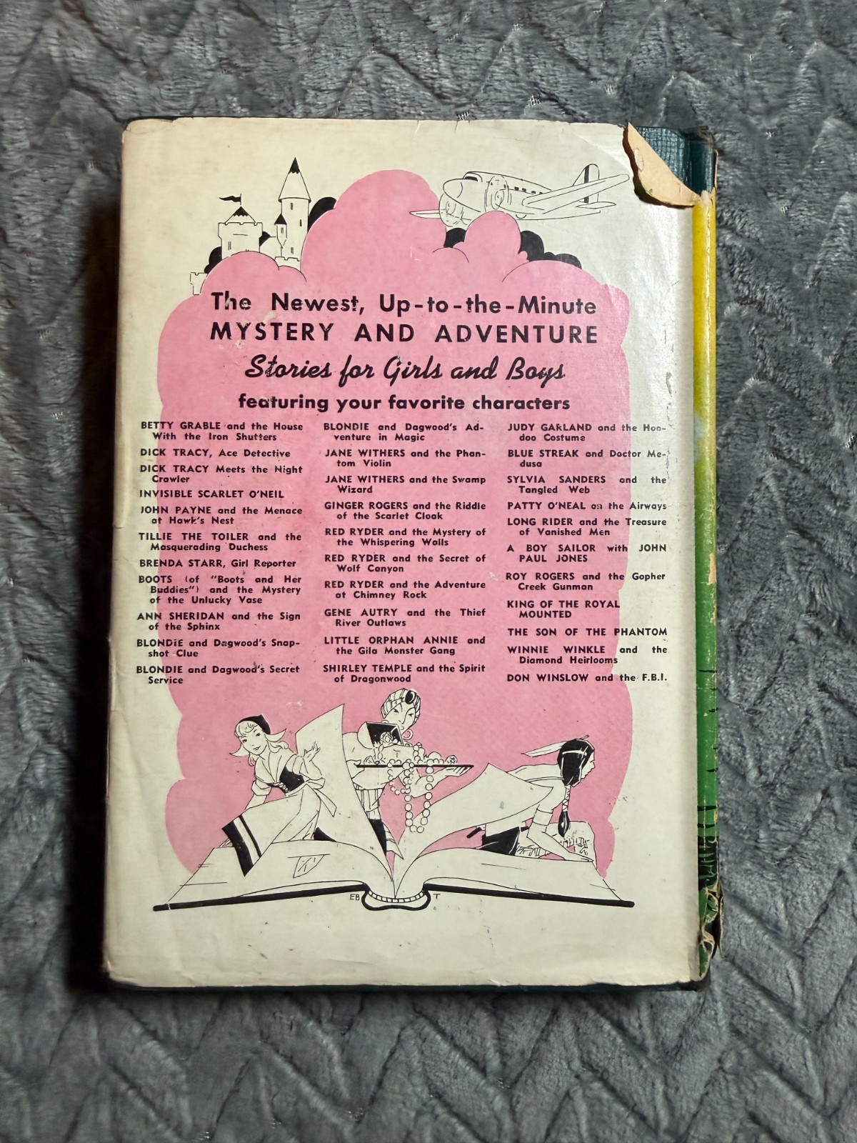 1946 Blue Streak and Doctor Medusa Hardcover Whitman Art Elder