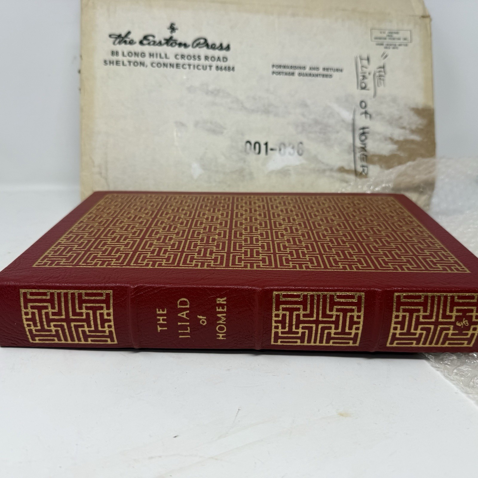EASTON PRESS THE ILIAD OF HOMER LEATHER BOUND COLLECTOR’S EDITION – Unused W Box