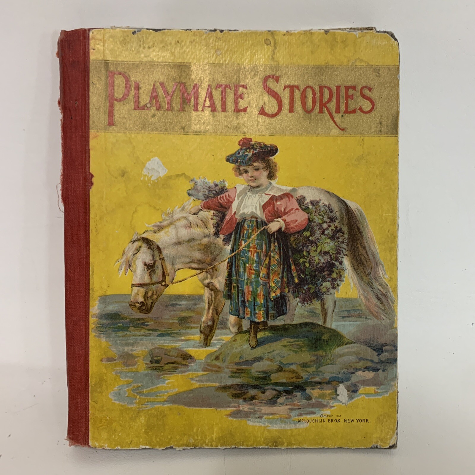 Playmate Stories Hardcover Children’s Book 1898 Acceptable Condition….