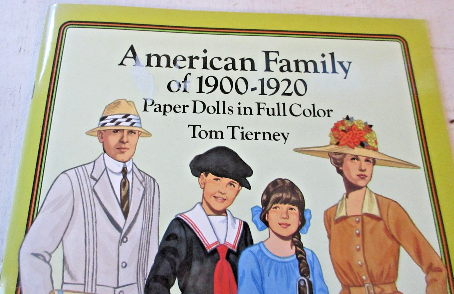 American Family Of The 1900 -1920 Paper Dolls In Full Color By Tom Tierney