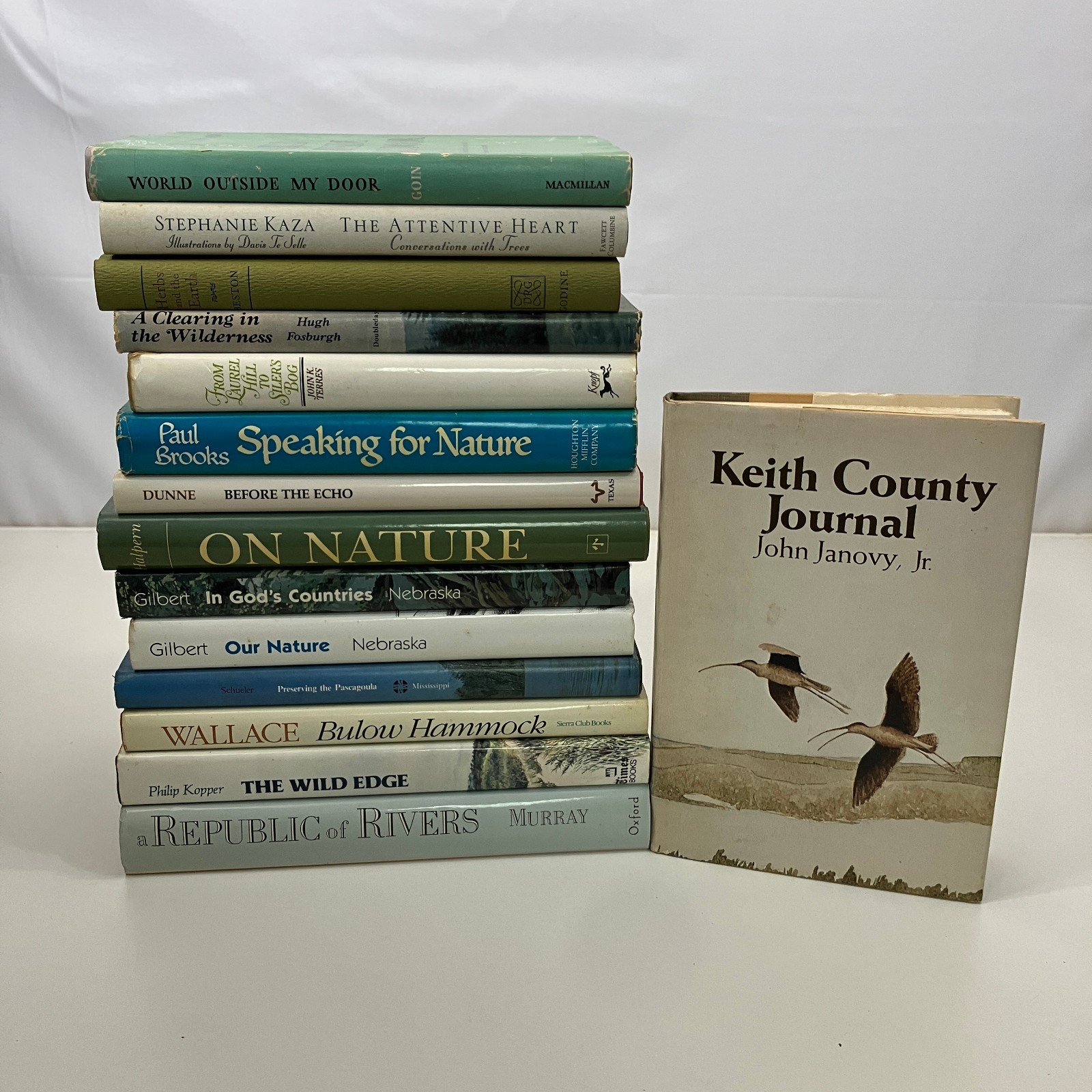 15 Vintage Nature Wilderness Writing & Memoirs HCDJ Various Authors Book Lot