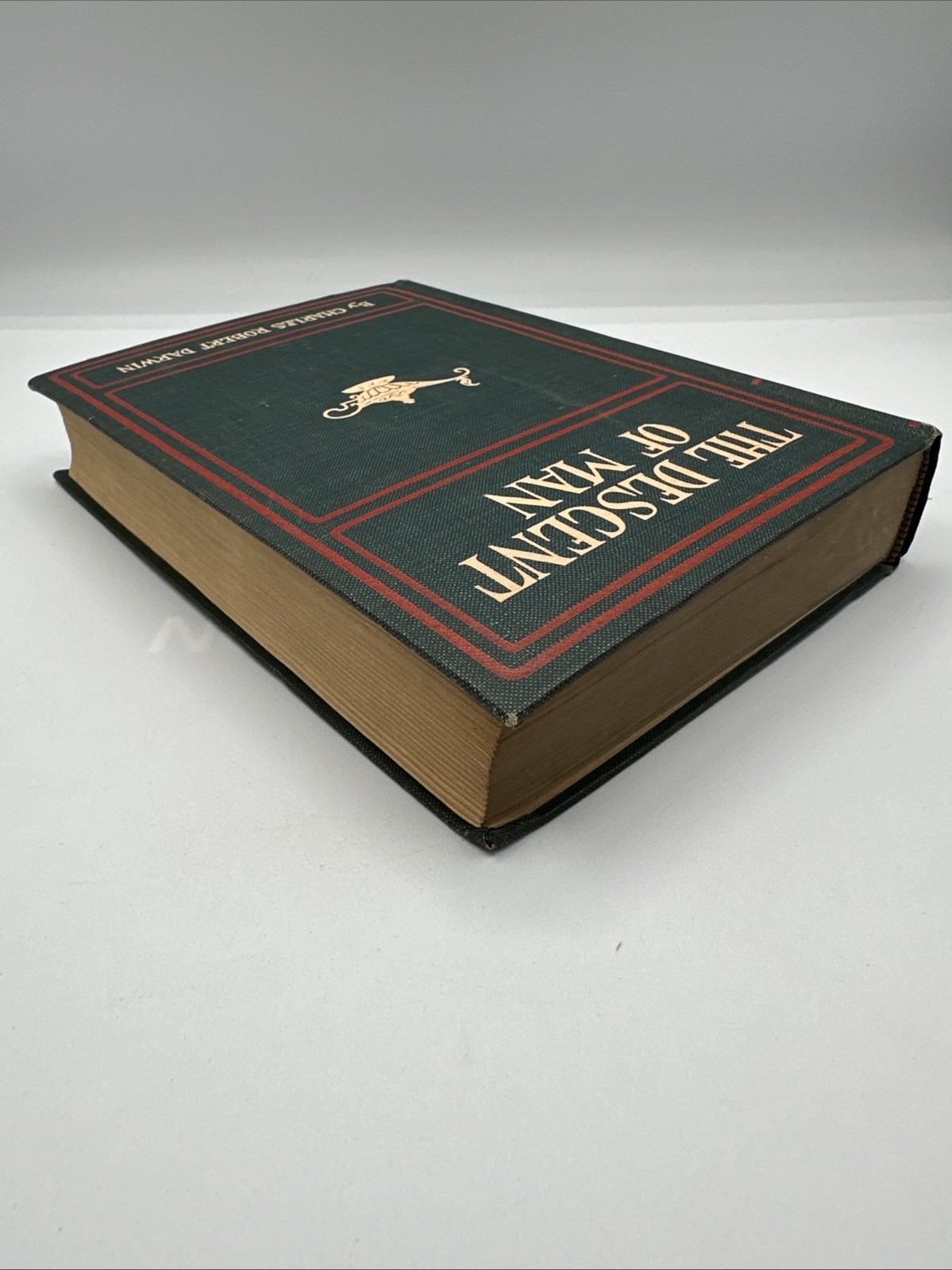 The Descent of Man by Charles Robert Darwin Illustrated Revised Ed. Rand McNally
