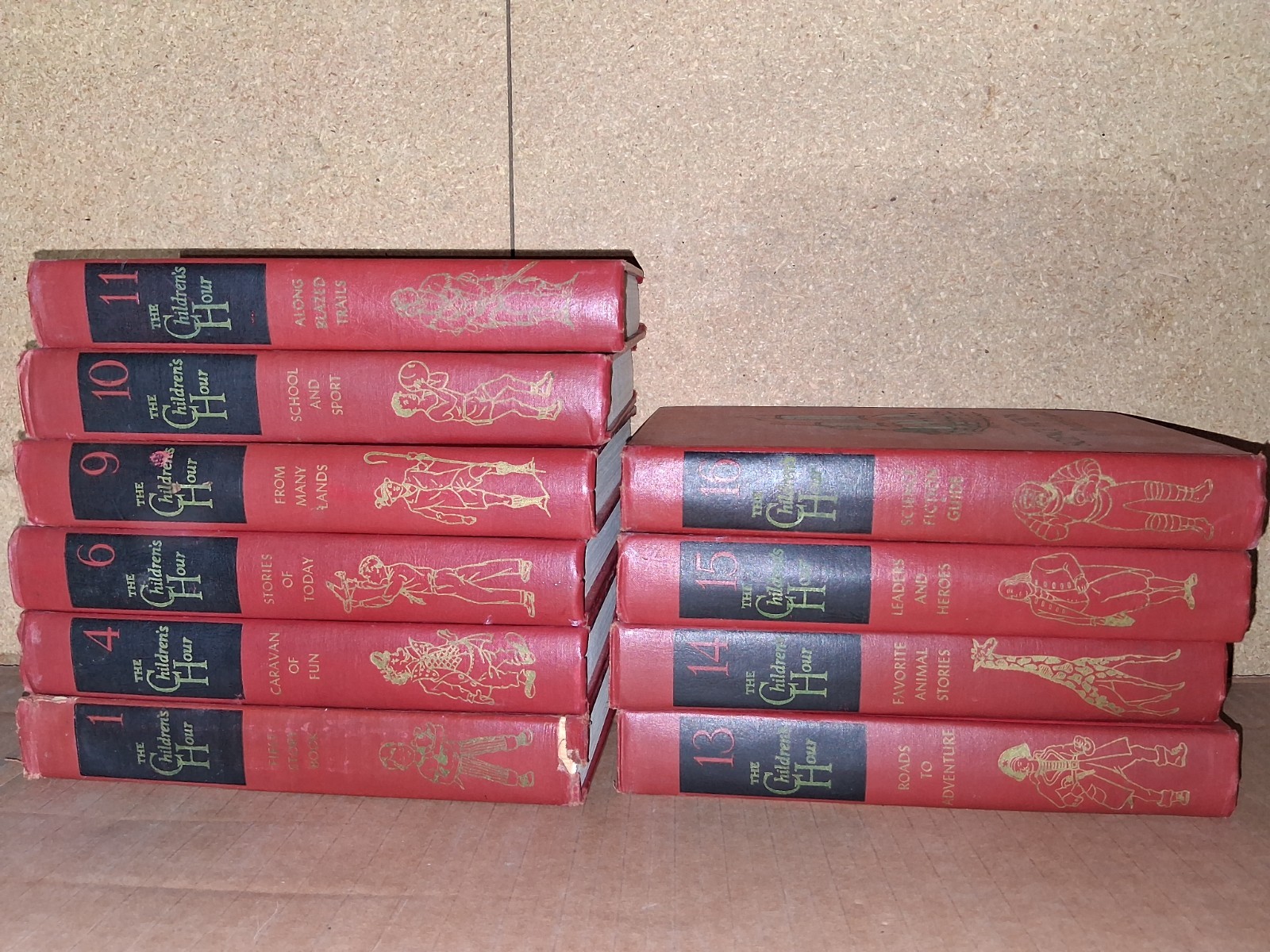 Vintage THE CHILDREN’S HOUR BOOKS 1,4,6,9,10,11,13,14,15,16 *RARE HARDCOVER
