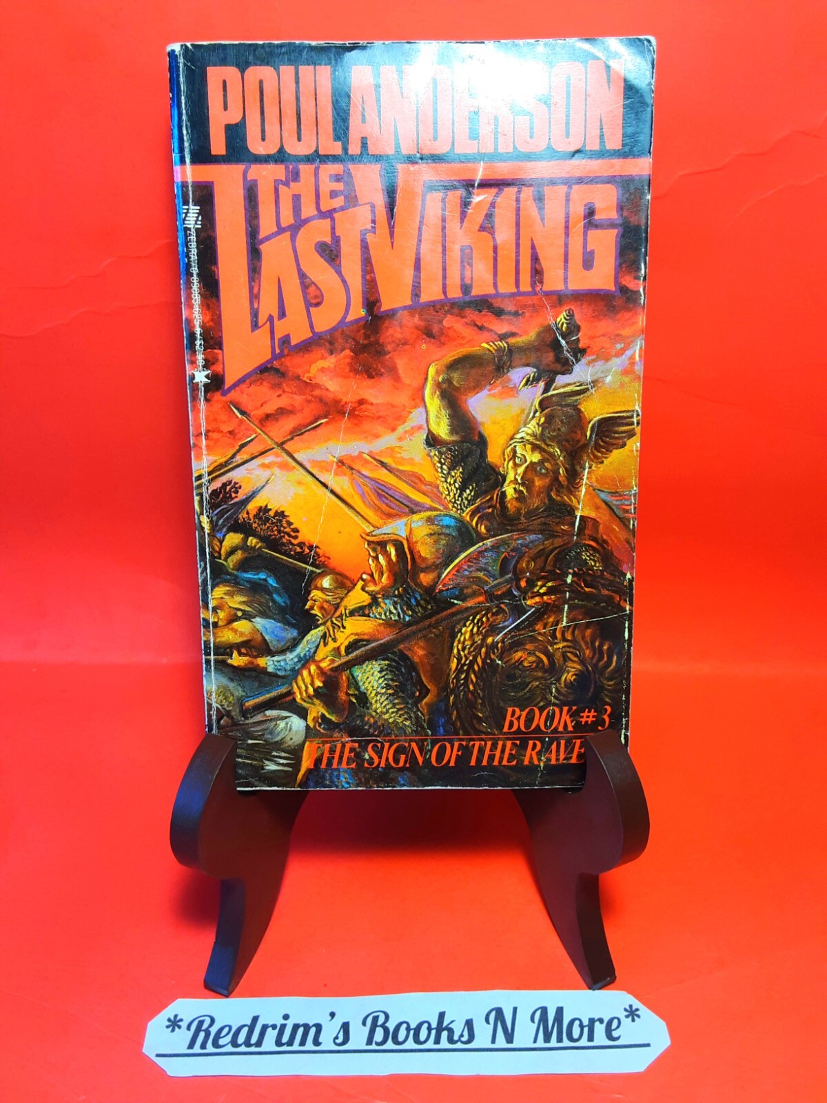The Last Viking Book 3 Poul Anderson 1980 Fantasy Paperback – VG Zebra Books
