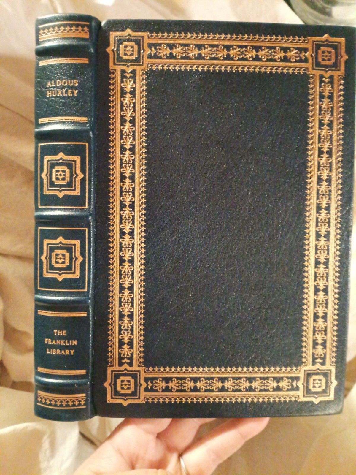 FRANKLIN LIBRARY, ALDOUS HUXLEY, COLLECTED SHORT STORIES, 1981, FULL LEATHER