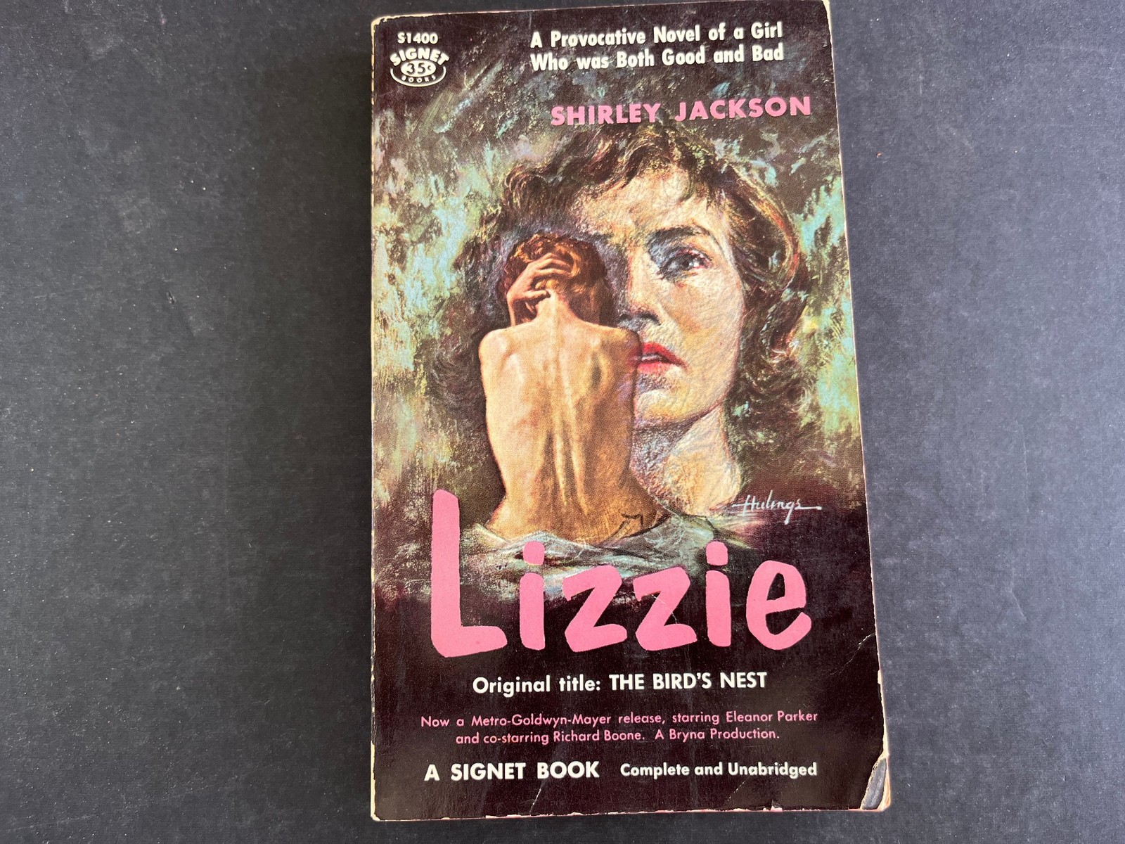 1957 Lizzie S1400 by Shirley Jackson Mass Market Paperback Signet 1st Printing
