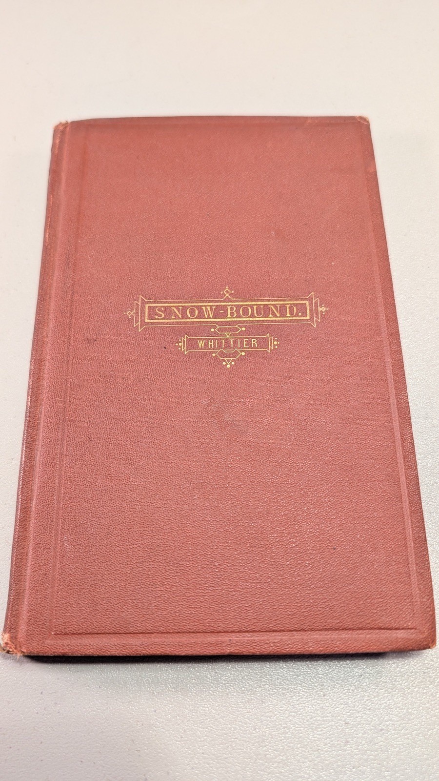 Snow-Bound by Whittier 1866 1st Ed 2nd State w/ Ex-Libris Bookplate — Rare!