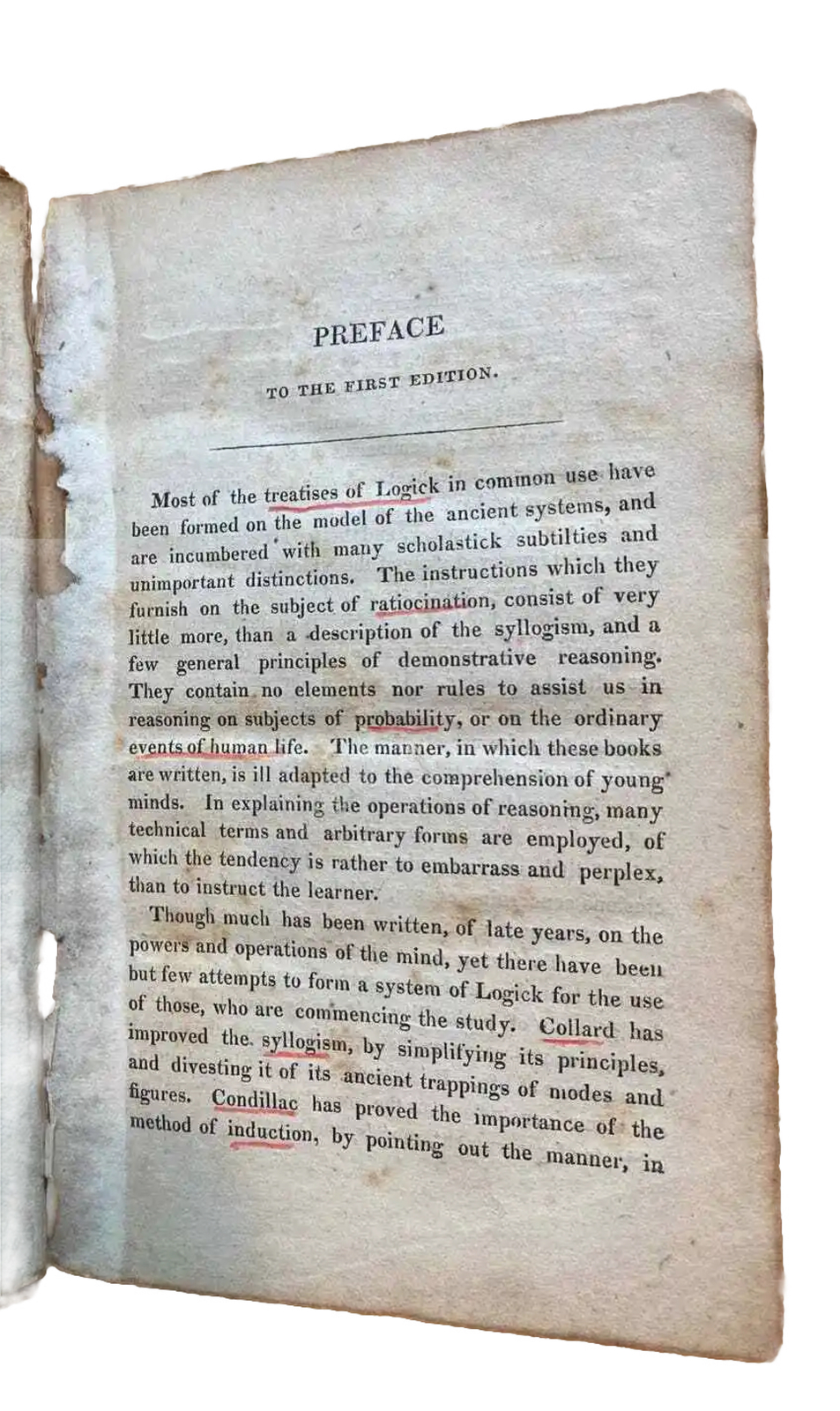 Elements of Logick or A Summary of … Modes of Reasoning 4th Ed 1824 Levi Hedge
