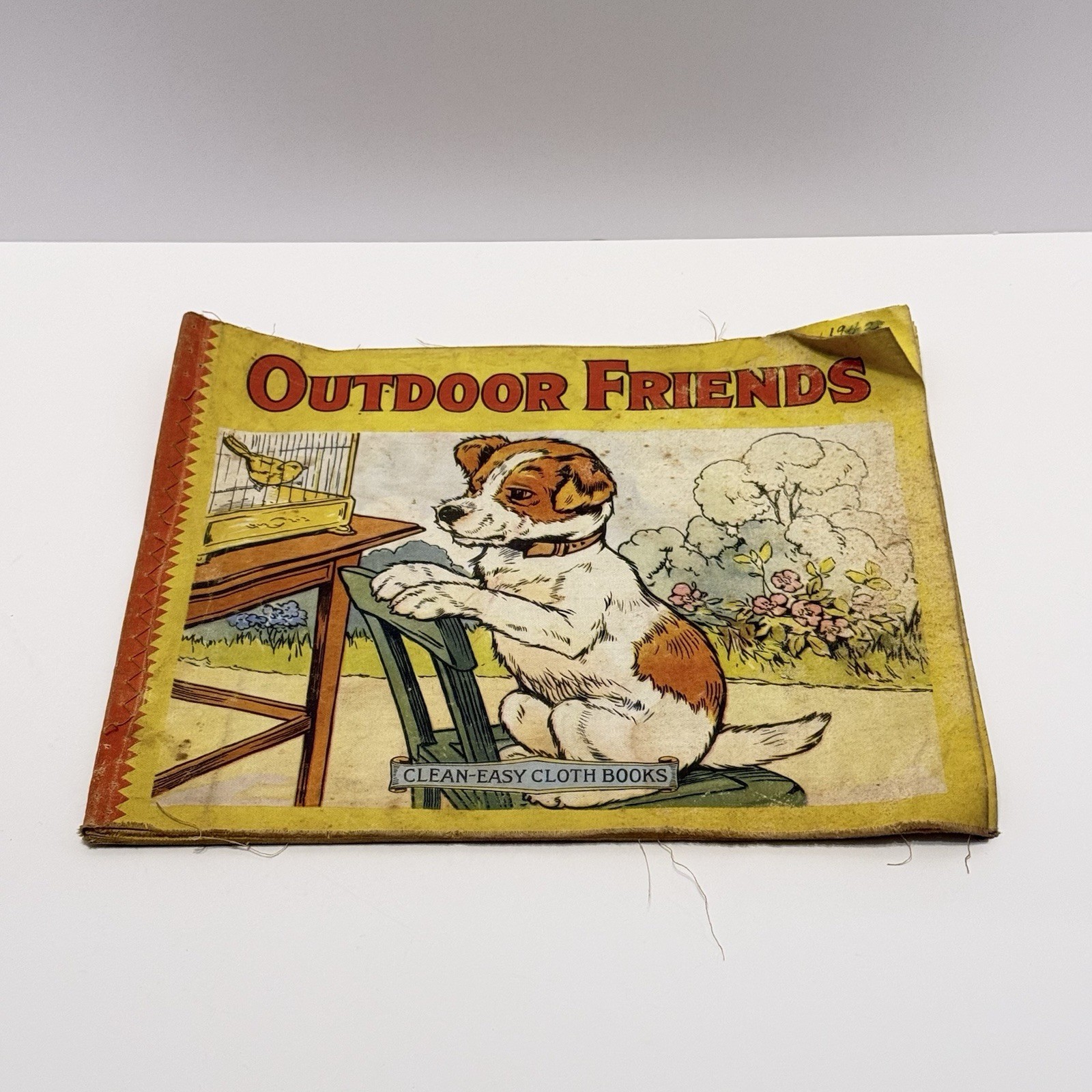 Vintage “Outdoor Friends” (Clean-Easy Cloth Book) Samuel Gabriel Sons & Company