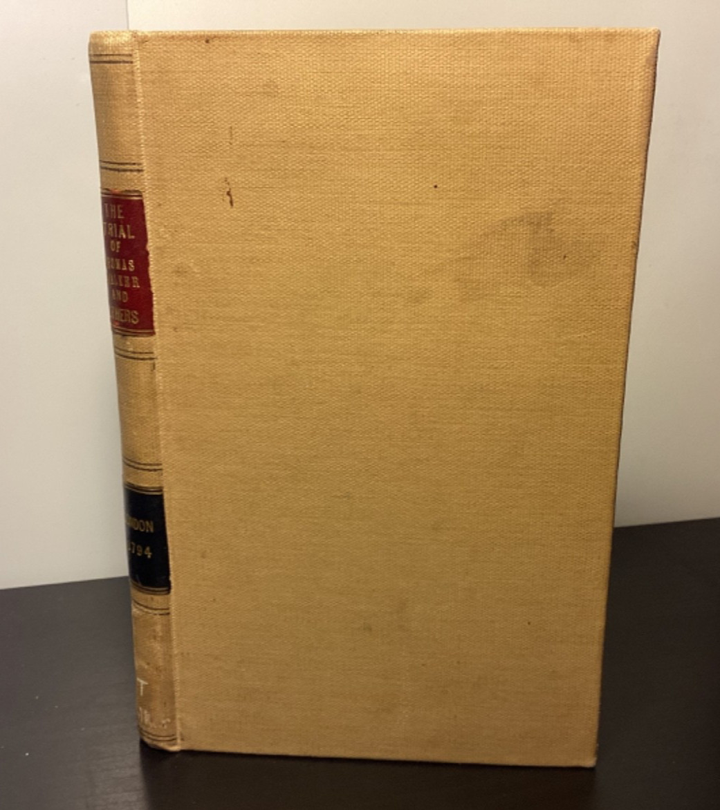 1794 The Whole Proceedings On The Trial Of An Indictment Against Thomas Walker