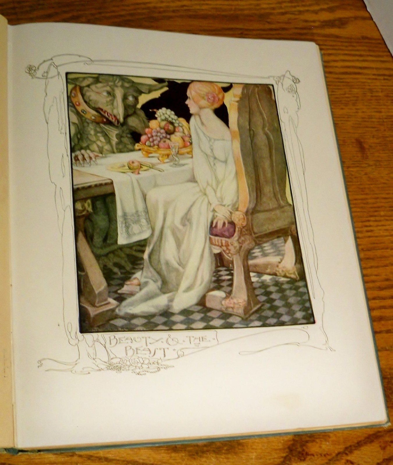 OLD OLD FAIRY TALES 1932 Anne Anderson CINDERELLA Snow White Rapunzel 11 Color
