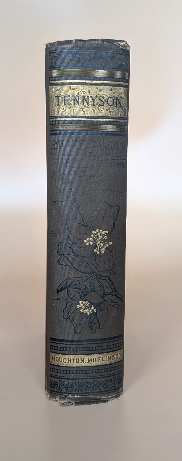 Antique Alfred Lord Tennyson Complete Poetical Works c1889 Illustrated