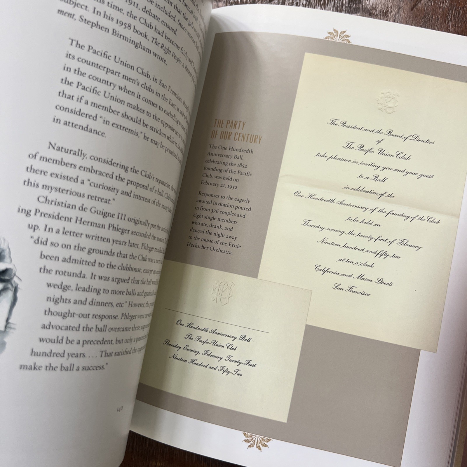 “The Pacific-Union Club: A History, 1852-2017” Patrick J. Gilligan et al. (2018)