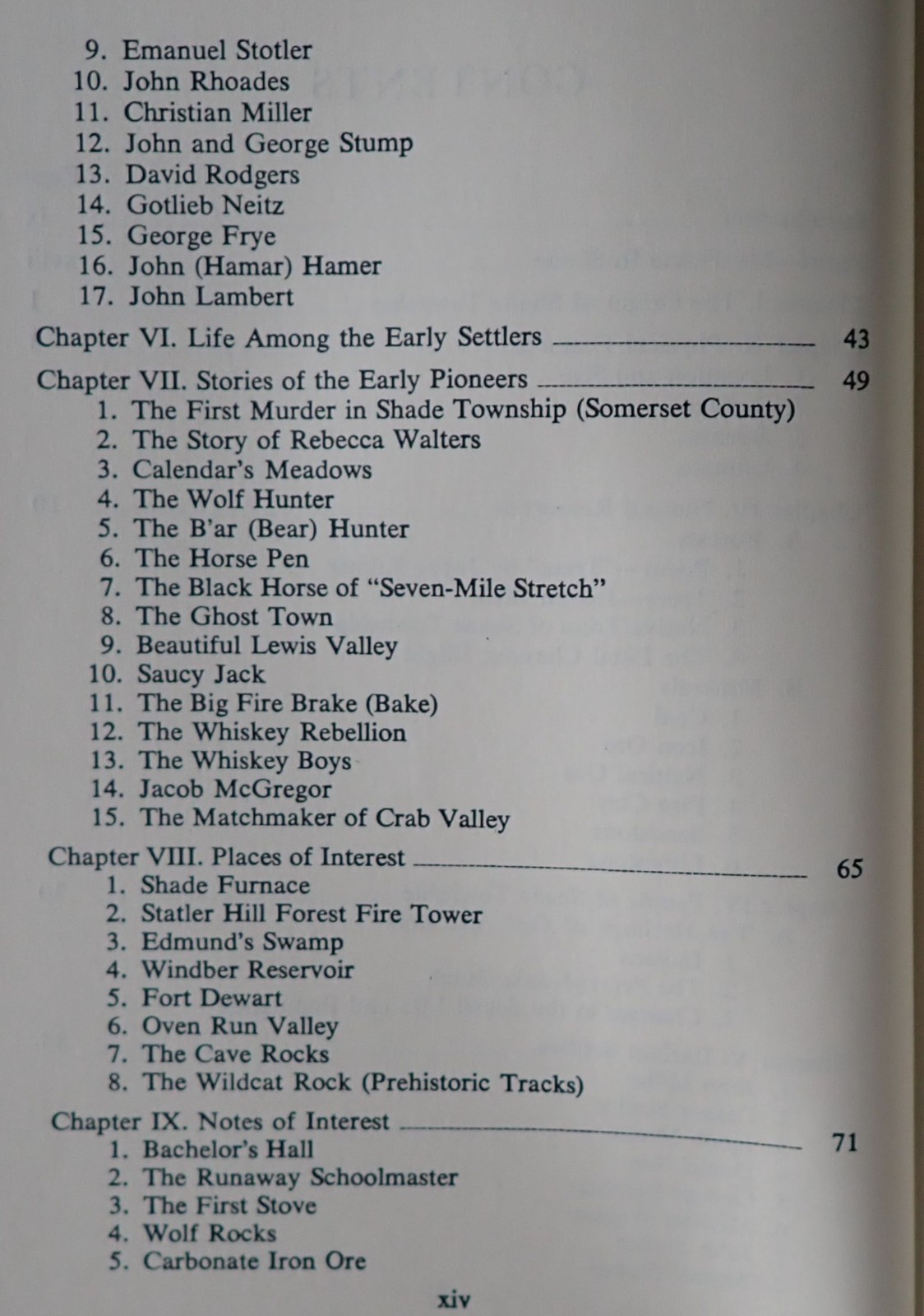 RARE TWO HUNDRED YEARS IN SHADE TOWNSHIP SOMERSET COUNTY PENNSYLVANIA