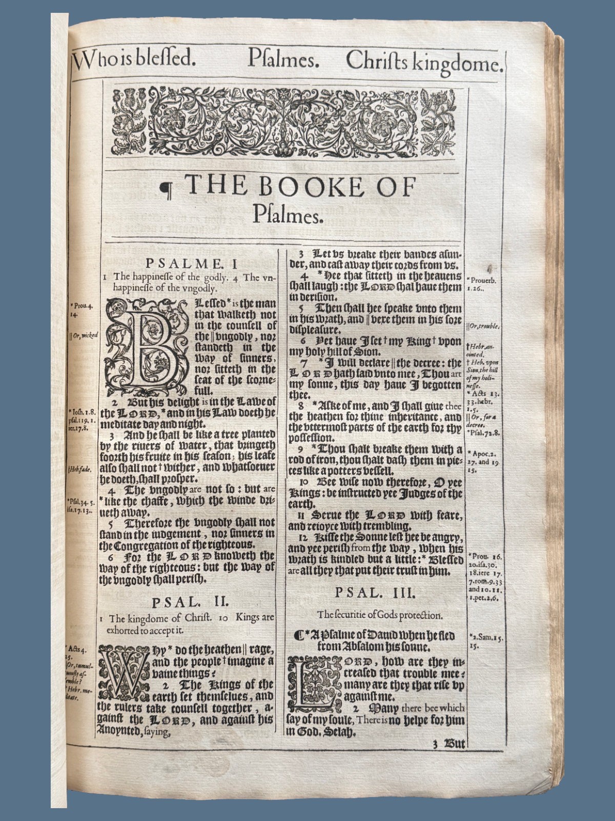 1617 Pulpit Folio 59-Line King James Bible – Complete Text with Genealogies