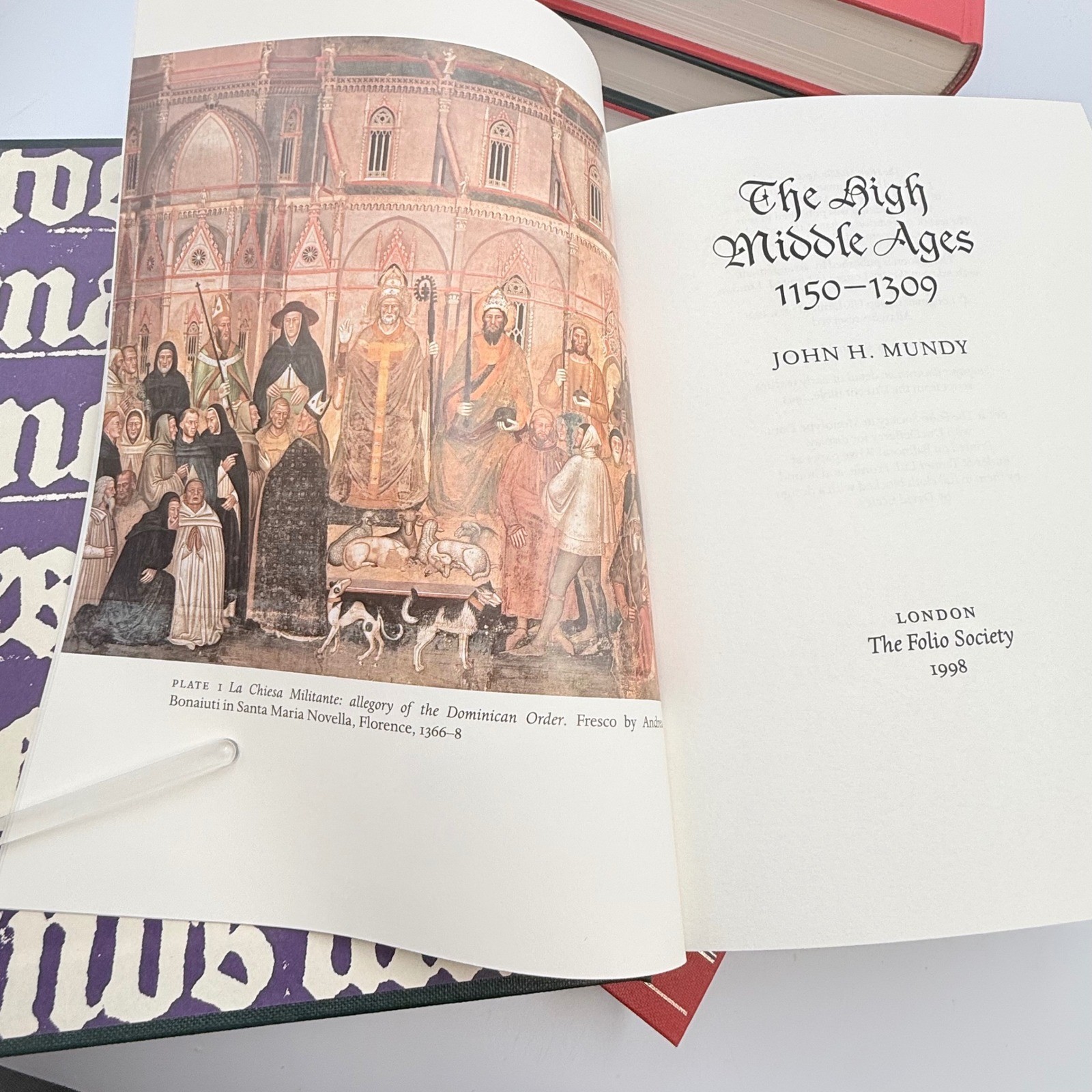 Folio Society The Story of the Middle Ages 5 Volume Box Set Medieval History