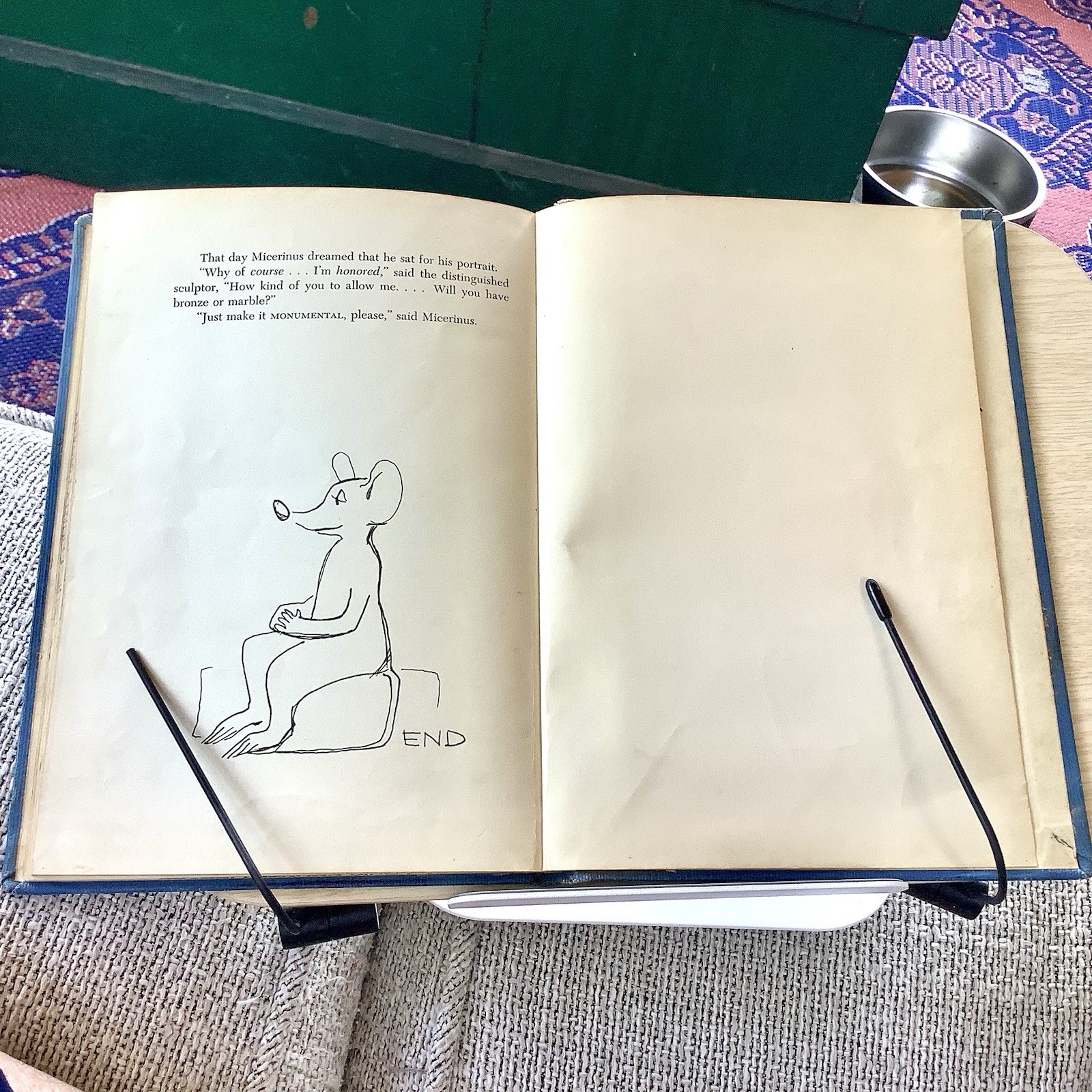 Vintage 1954 1st Edition The Contemporary Mouse by Patricia Barnard HC Art Fable