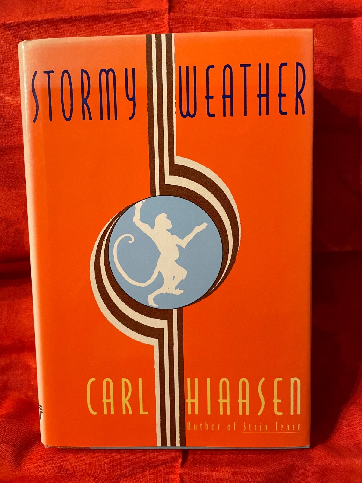 Signed First Edition of Stormy Weather by Carl Hiaasen