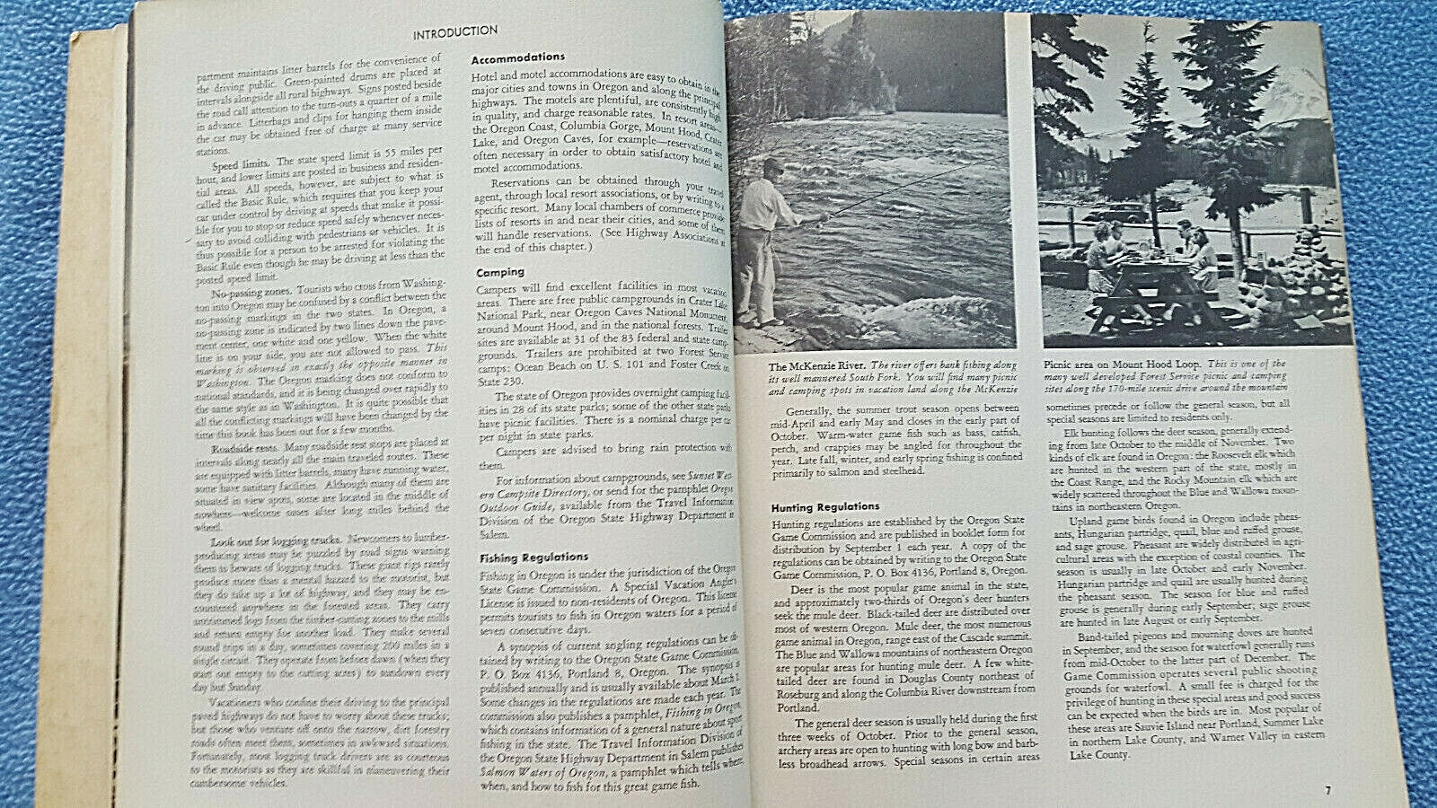 Sunset DISCOVERY TRIPS IN OREGON 1956 1st Printing travel maps history