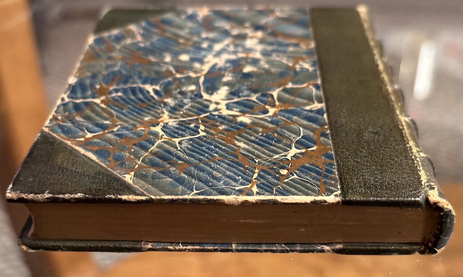 Scottish Jests and Anecdotes Robert Chambers 1880 Antique Leather Bound Marbled