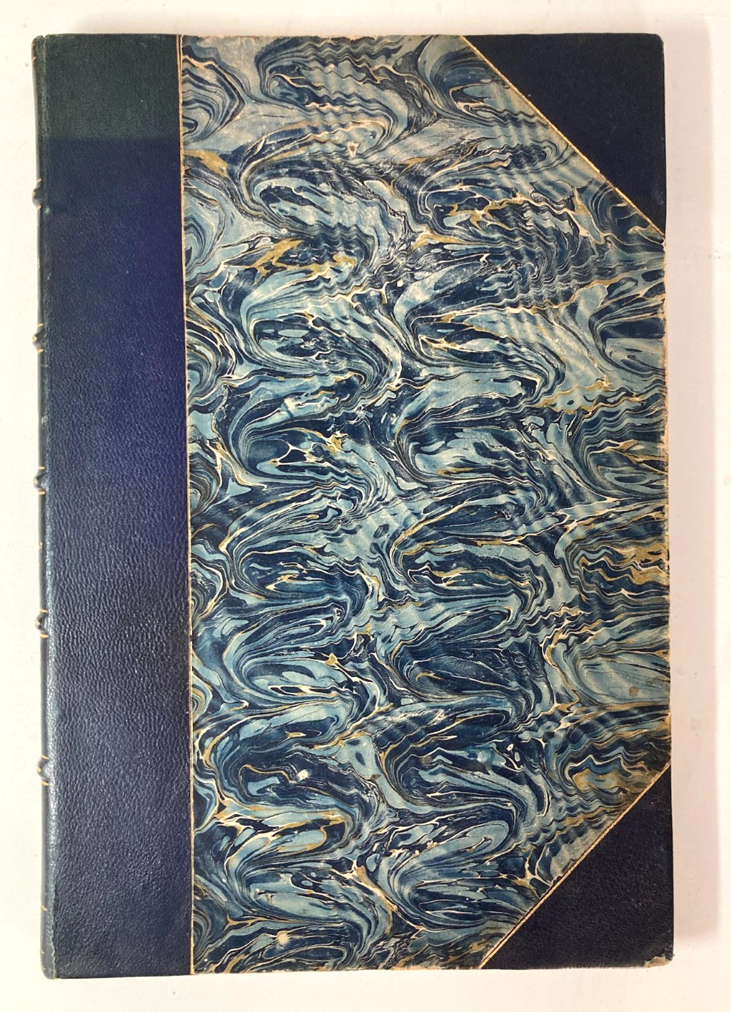 1884 THACKERAY George Cruikshank LARGE PAPER India Proof Leather Binding