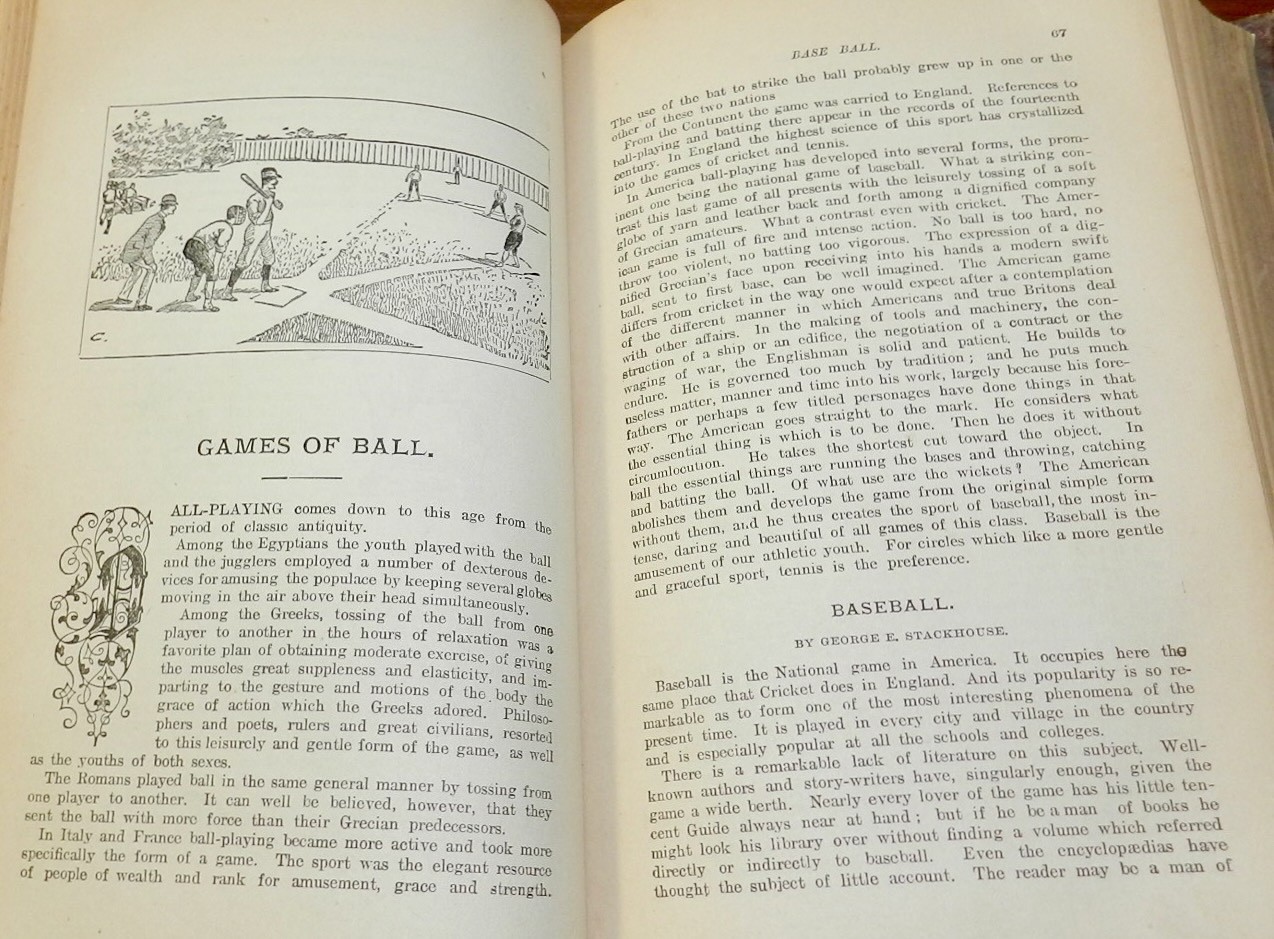 1887 OPEN-AIR SPORTS, Baseball, Football, Basketball, Fishing, etc