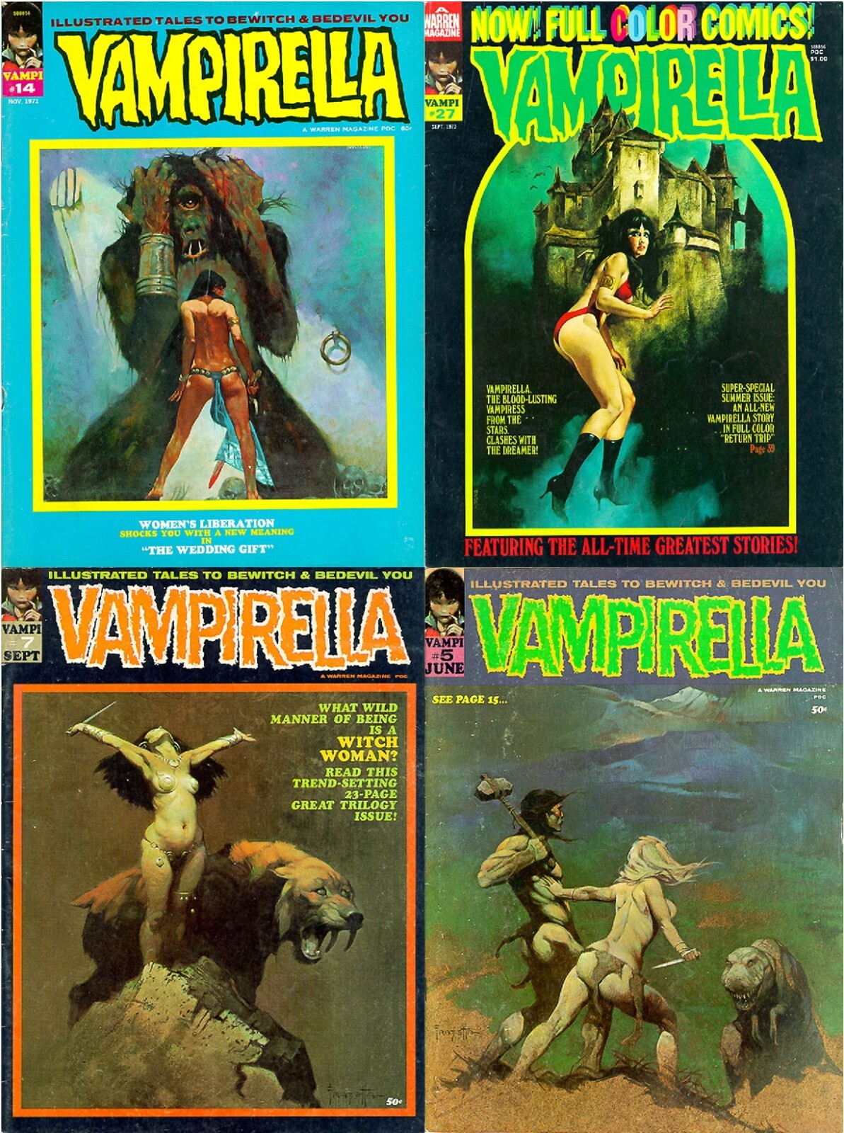 Vampirella – Comic Horror Super heroines Sexy Art Magazine -114 Old Issue on DVD