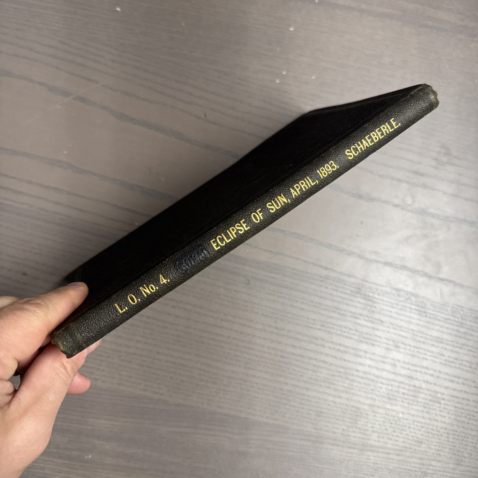 1895 Report On The Total Eclipse Of The Sun J.M. Schaeberle 1st Ed. Illust Book
