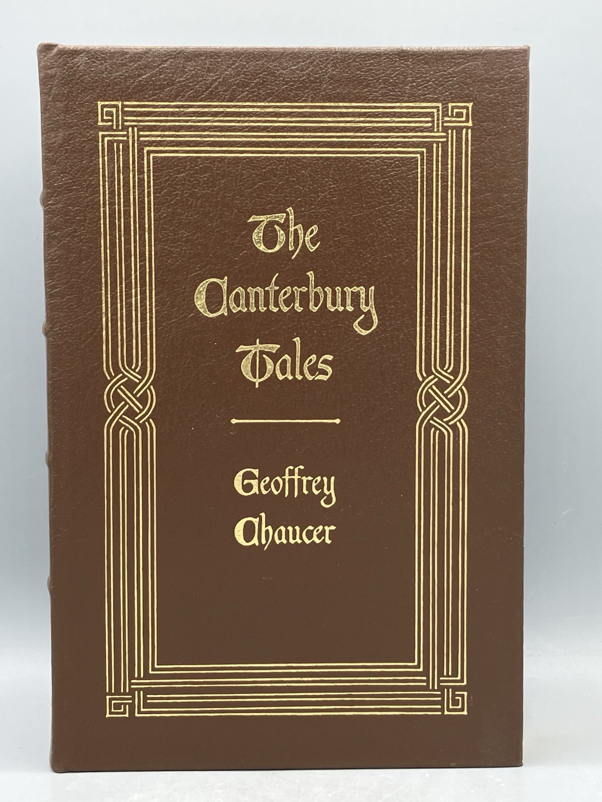 The Canterbury Tales Geoffrey Chaucer, Easton Press 1978 Leather Hardcover
