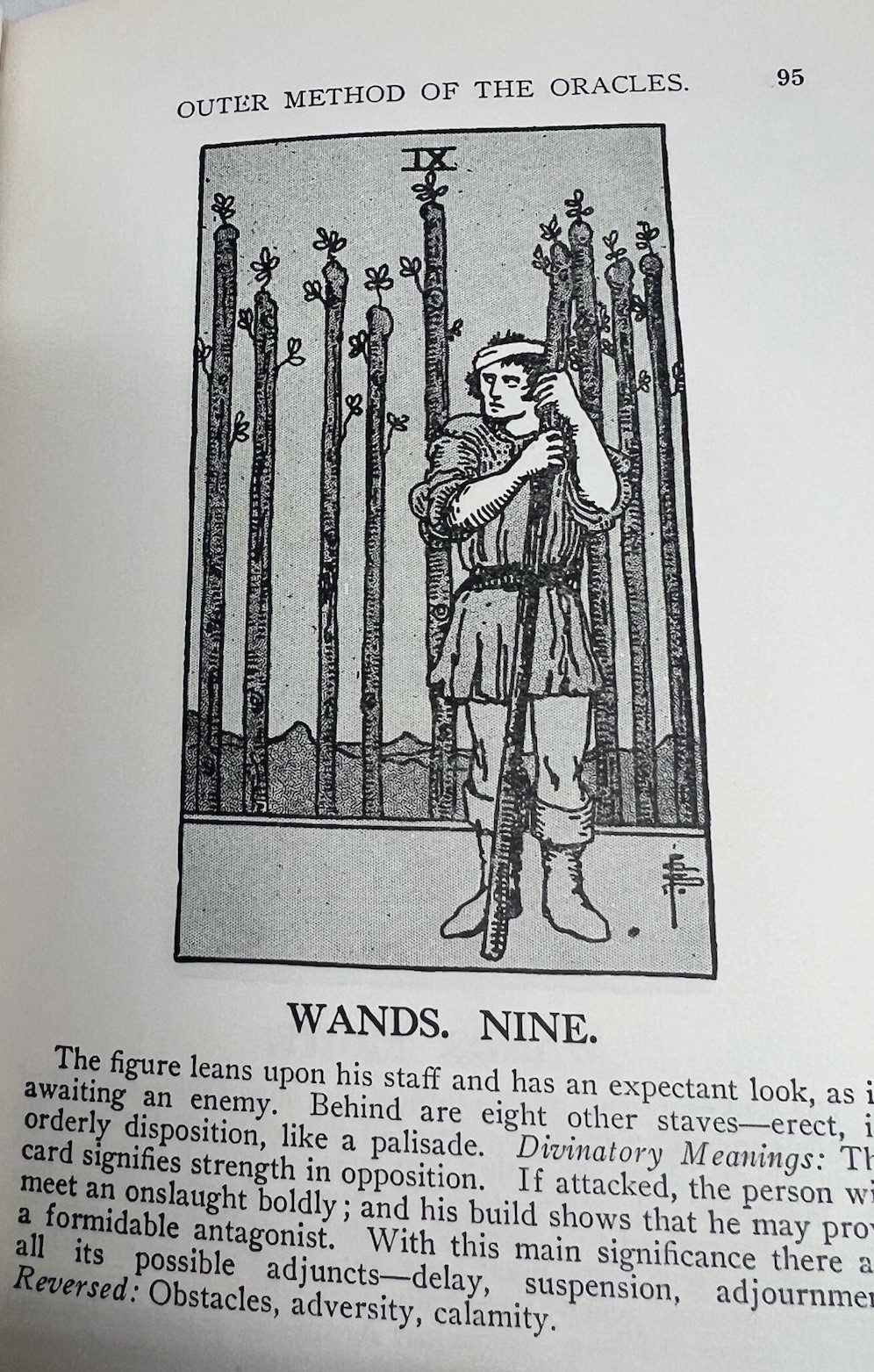THE ILLUSTRATED KEY TO THE TAROT Veil of Divination by De Laurence 1918 1st Edit