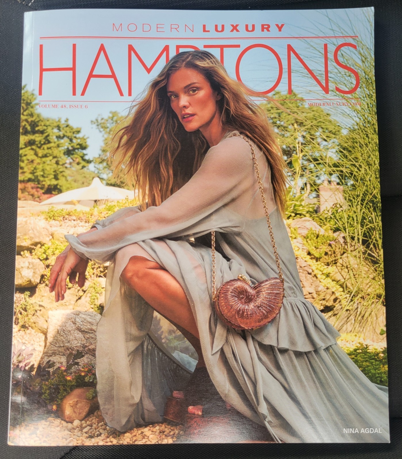 HAMPTONS Magazine NINA AGDAL on Cover The Home Issue 2026 Vol 48 #6 BRAND NEW