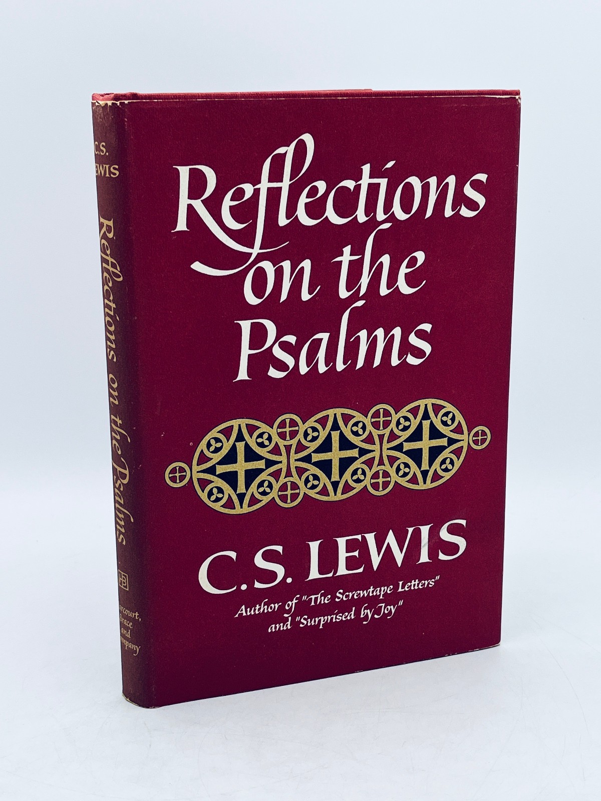 Reflections on the Psalms – C. S. Lewis 1958 1st American Edition (stated) NF/NF