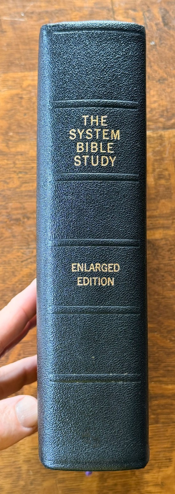 The System Bible Study Leather John Rudin 1964 Nice! Biblical Studies with Index