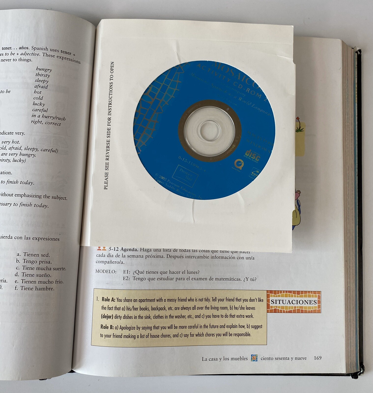 Mosaicos Spanish as a World Language HB with CD-ROM Disk