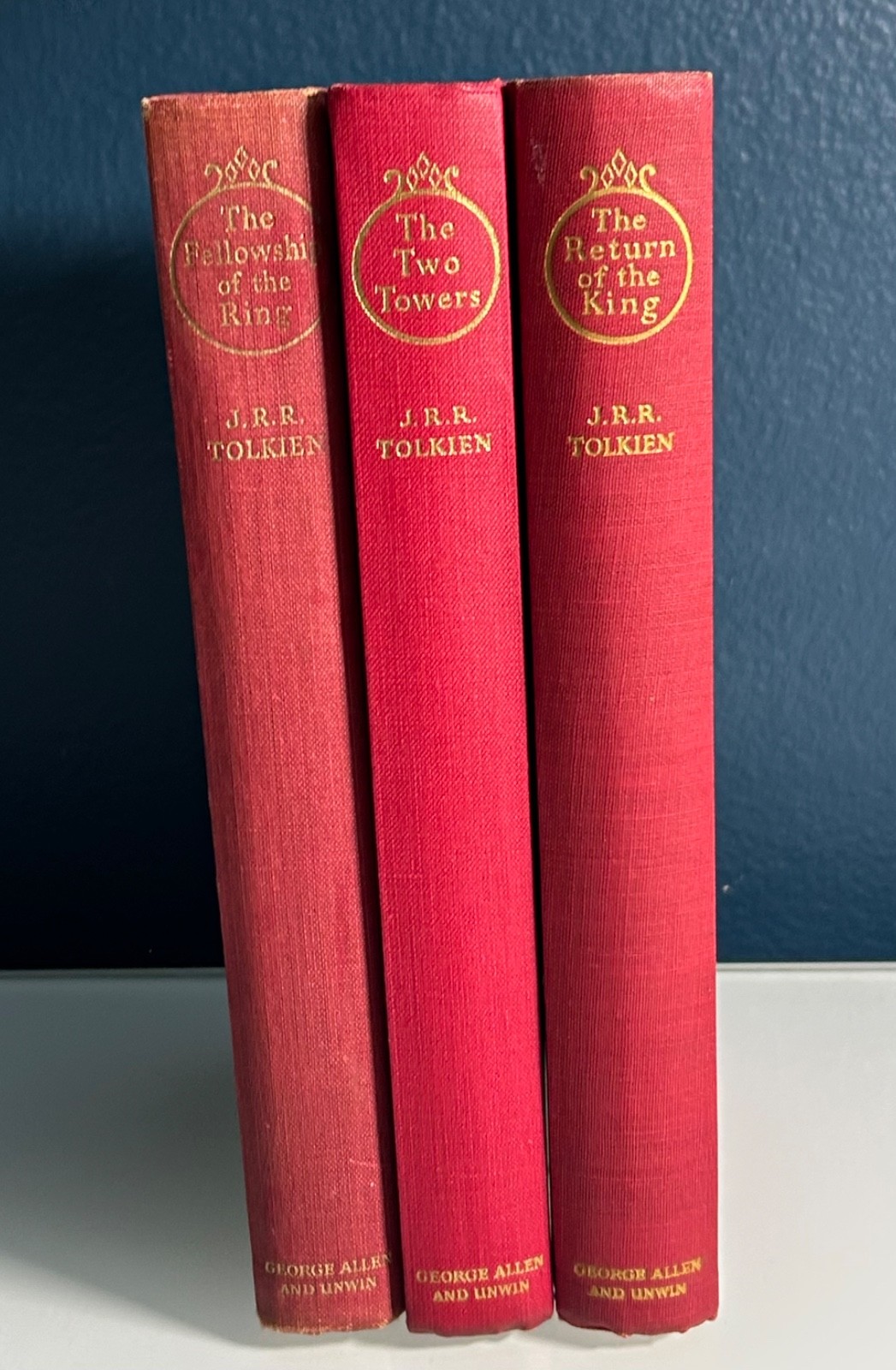 Lord of the Rings by J.R.R. Tolkien, Uk First Editions, Original Dust Jackets