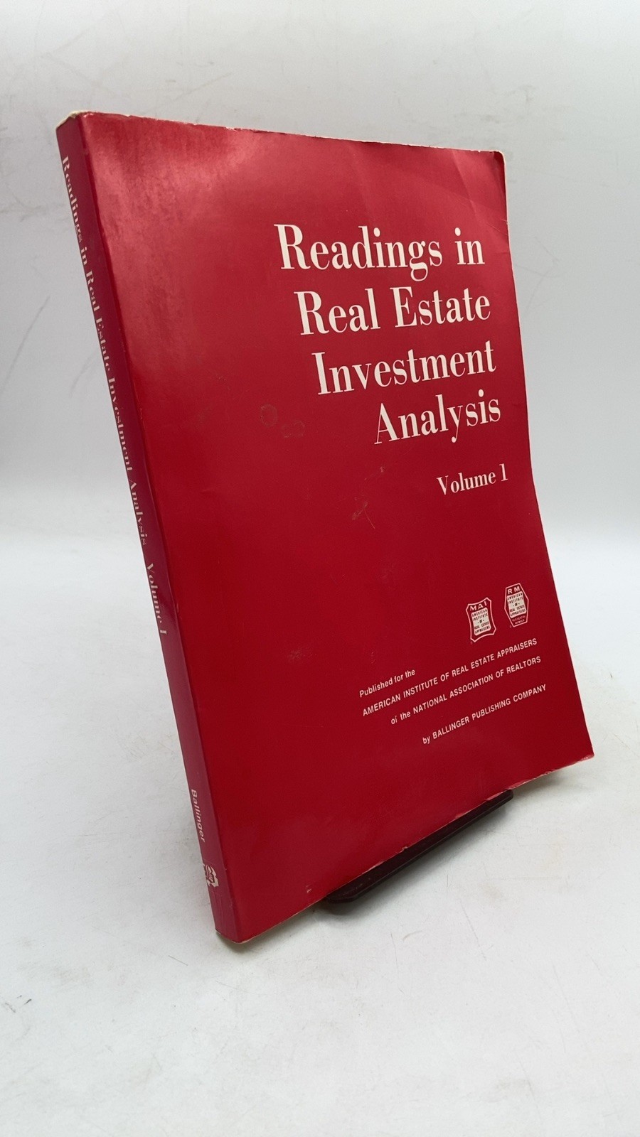 Readings in Real Estate Investment Analysis Volume 1 Paperback 1977