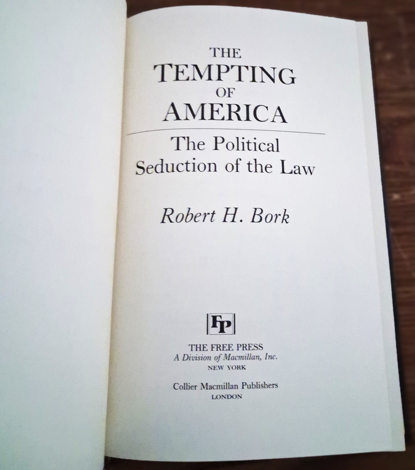 SIGNED Robert Bork THE TEMPTING OF AMERICA Leather Gryphon Edition + Letter